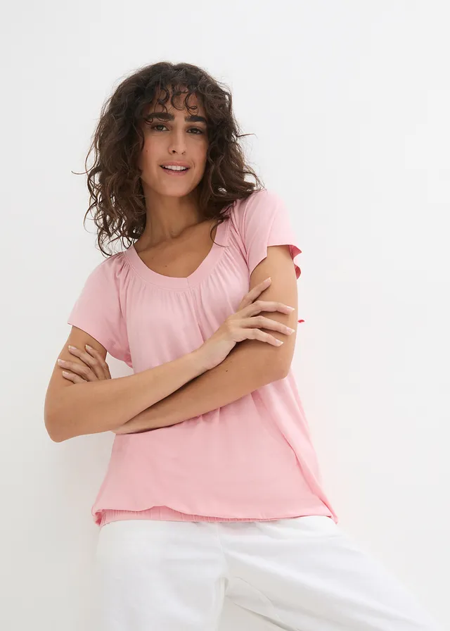 T-shirt en viscose extensible