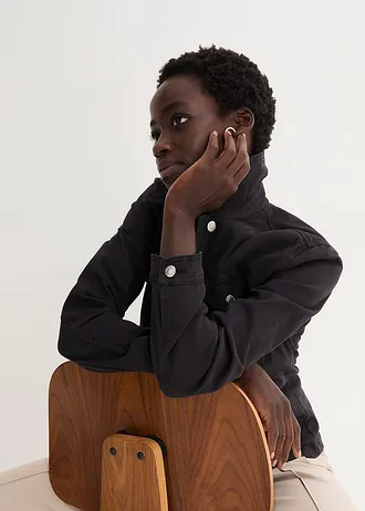 Veste en twill • noir • Boutique bonprix