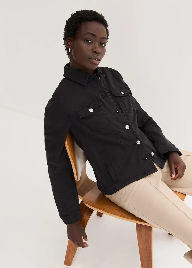 Twill jas • zwart • bonprix online shop