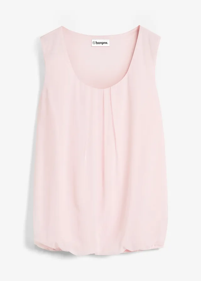 Blúz fazonú top • halvány rózsaszín • bonprix áruház