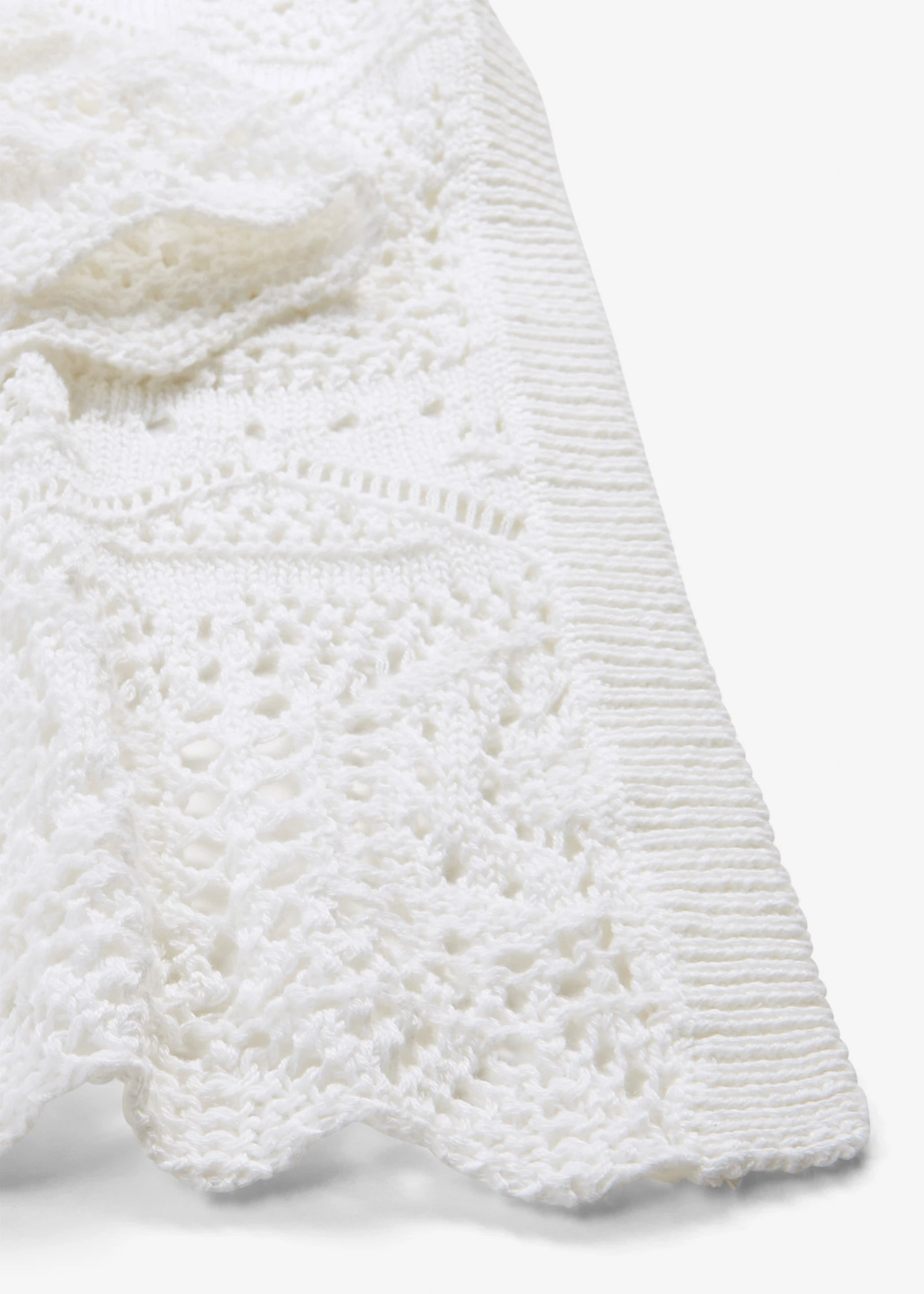 Jachetă lungă ajour • ecru • magazin bonprix