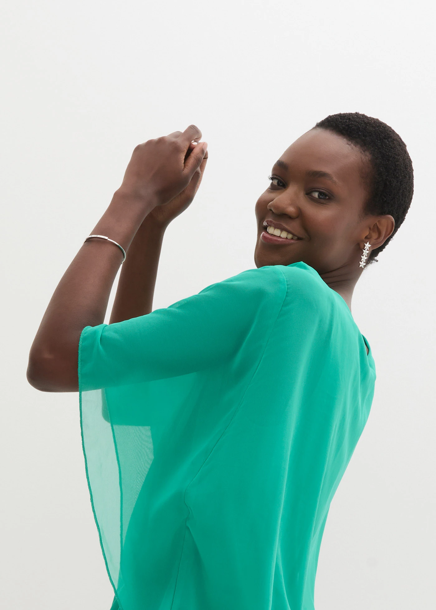 Blouse en mousseline • vert jade • Boutique bonprix