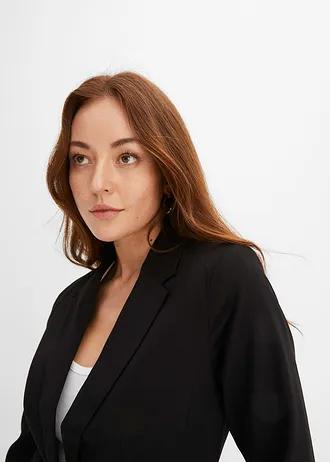 Blazer à poches passepoilées • noir • Boutique bonprix