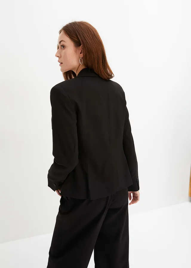 Blazer, Kleur: zwart