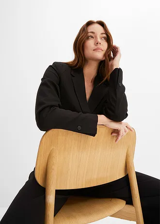 Blazer à poches passepoilées • noir • Boutique bonprix