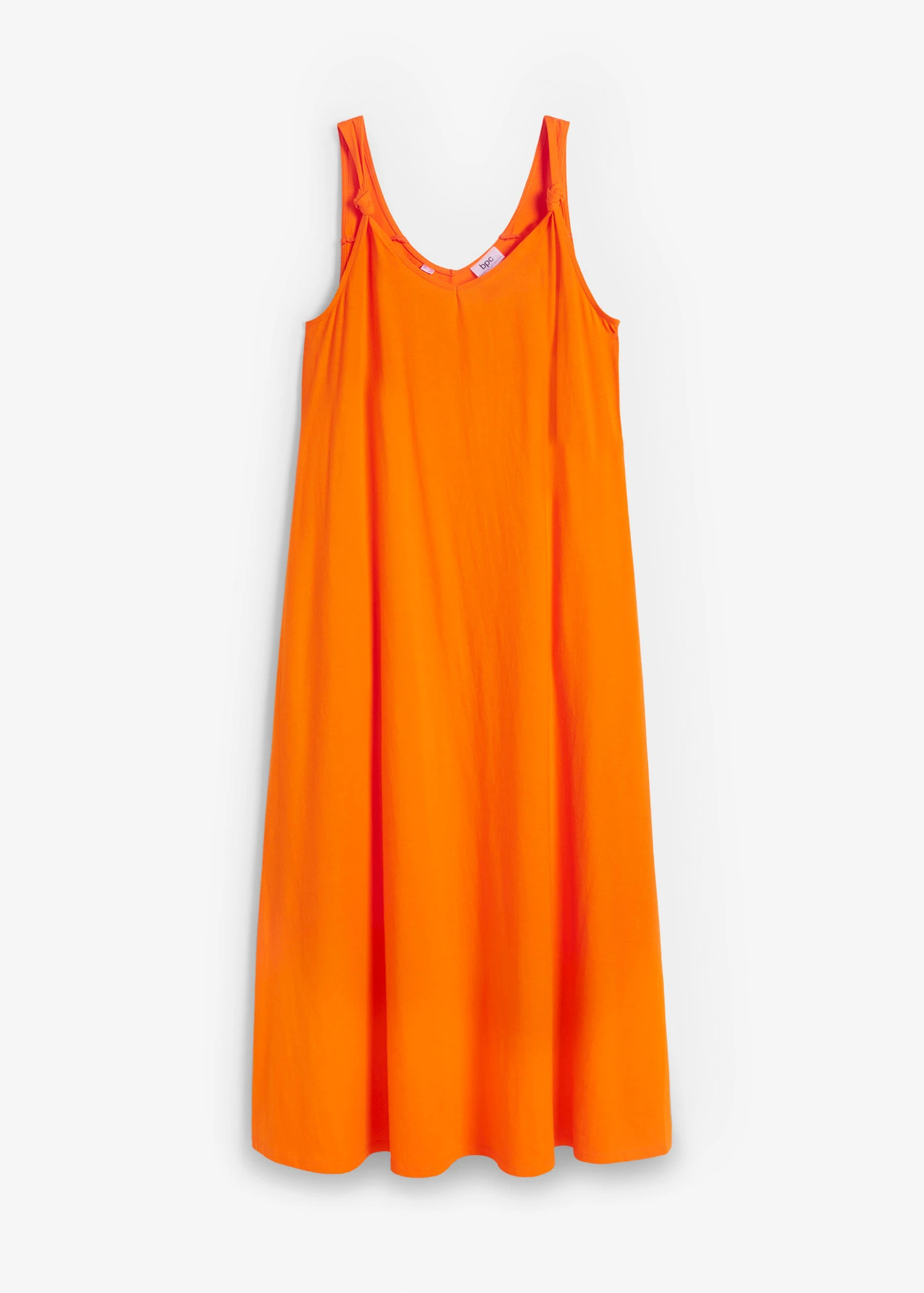 Maxi jersey jurk van biologisch katoen • warm oranje • bonprix online shop