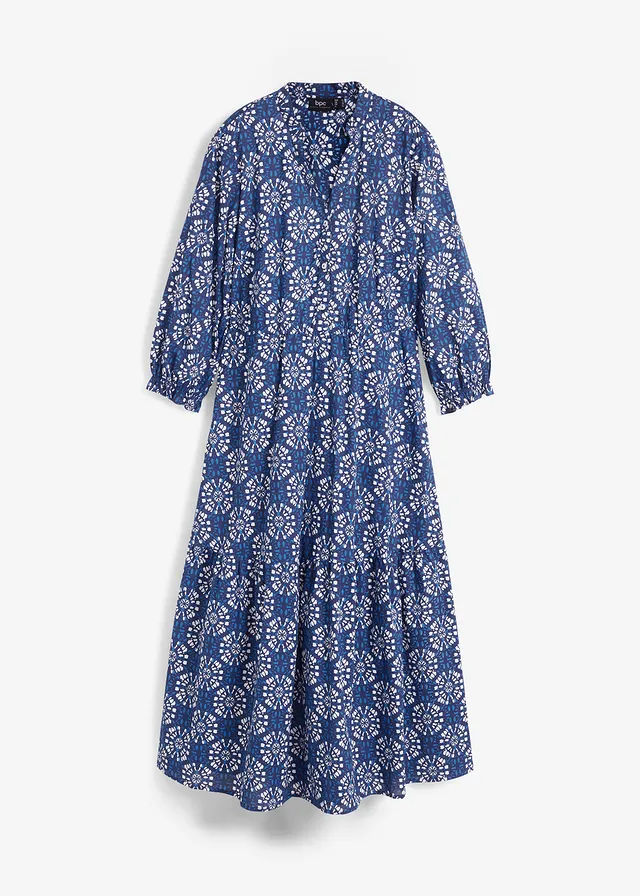 Rochie maxi cu buzunare, bumbac