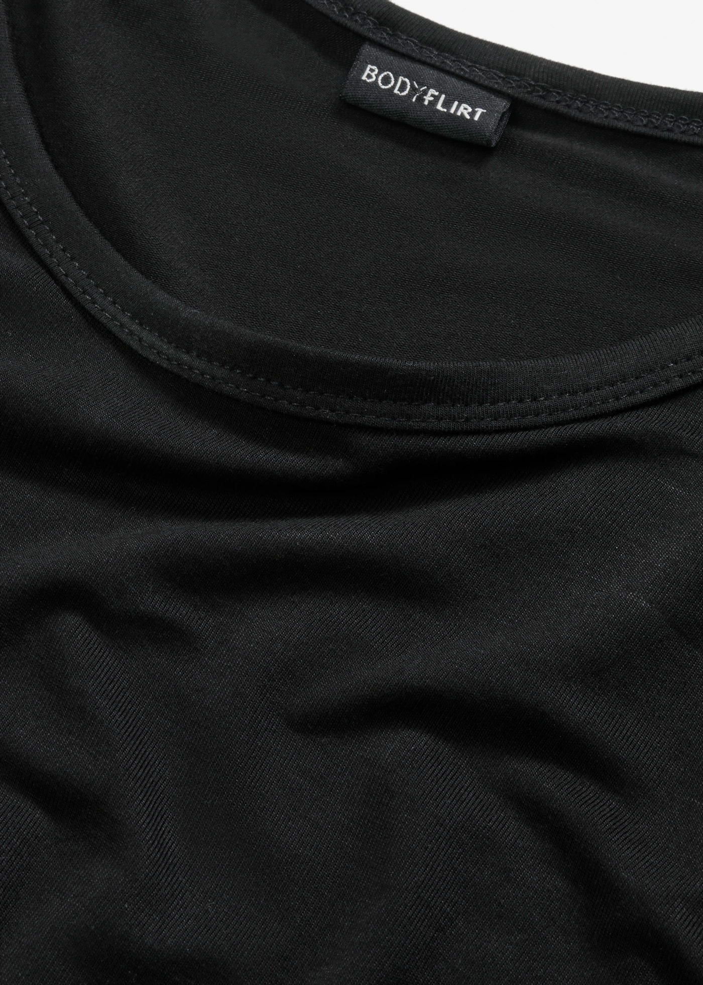 Tričko z jemné směsi s viskózou • černá • bonprix obchod