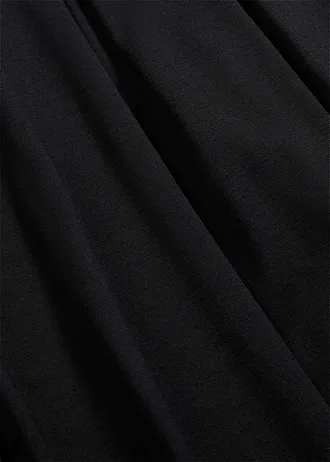 Žerzejové šaty z viskózové směsi • černá • bonprix obchod