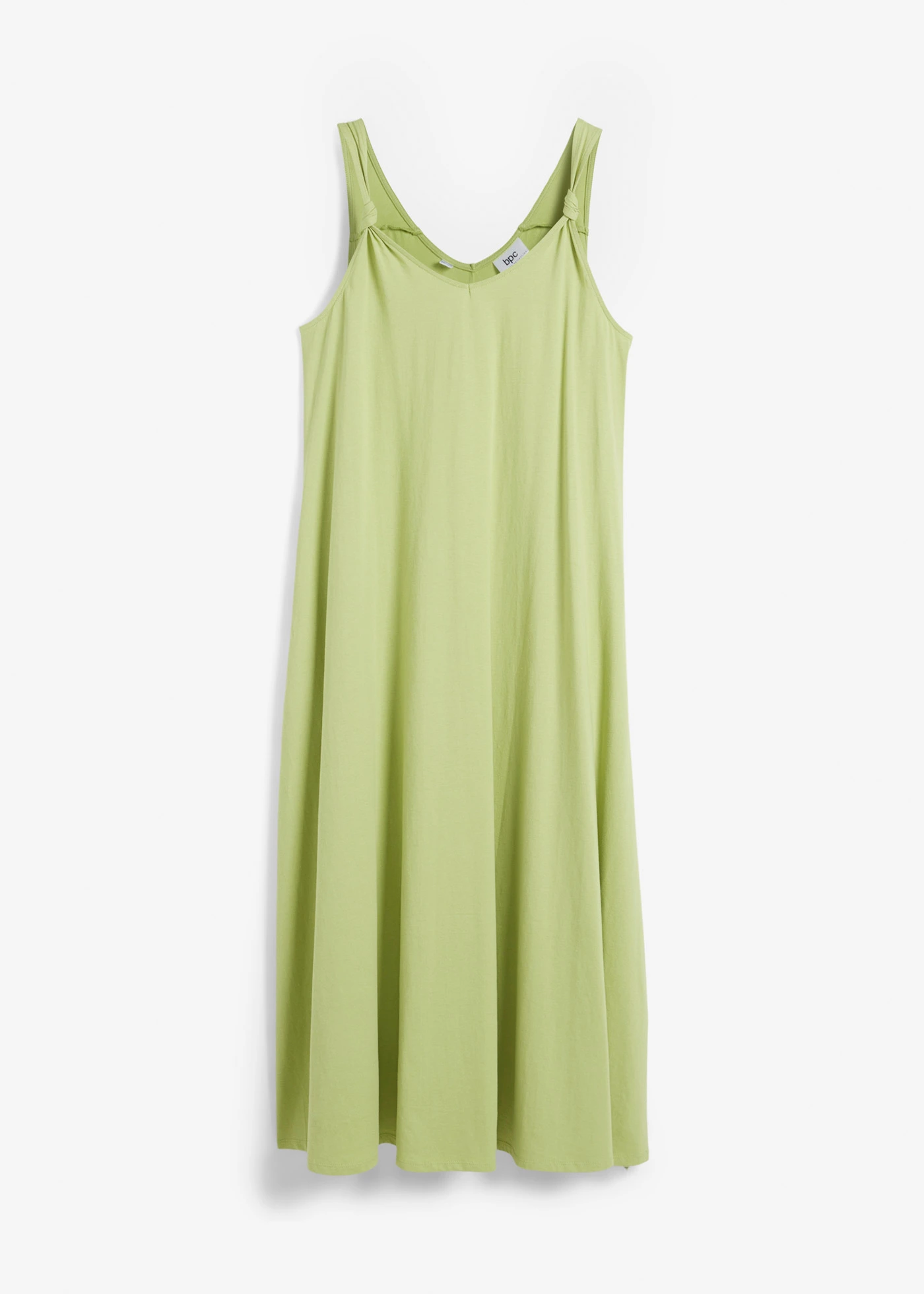 Jersey jurk van puur katoen • peergroen • bonprix online shop