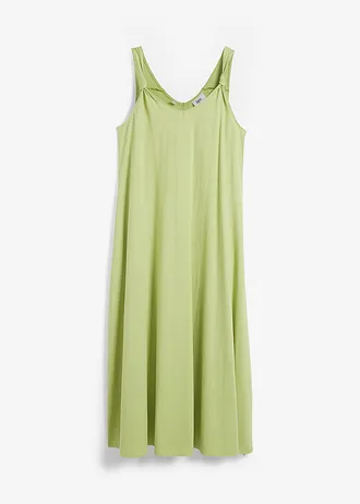 Jersey jurk van puur katoen • peergroen • bonprix online shop