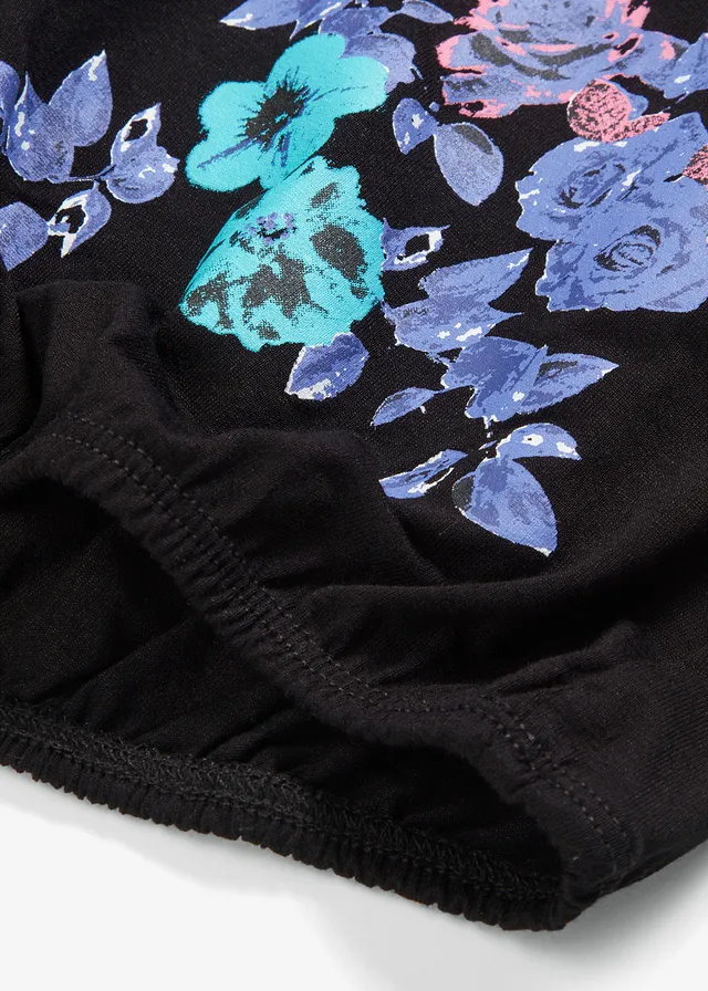 Top fluide en viscose extensible • noir imprimé • product-page.page-title-suffix
