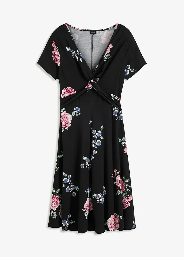 Rochie din jerse din amestec cu viscoză