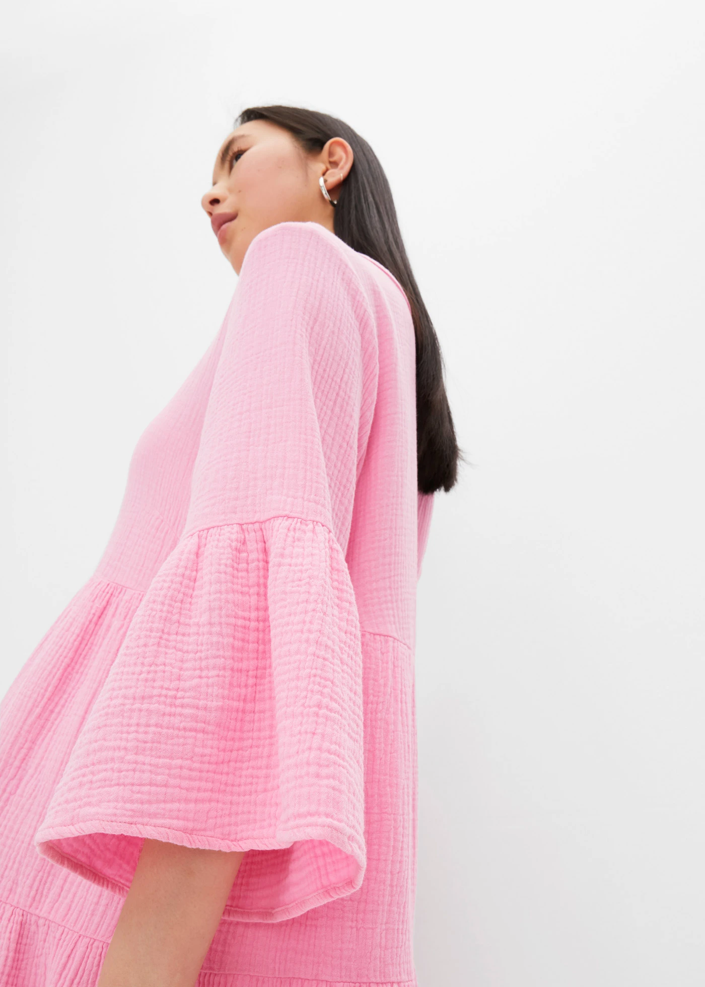 Robe-tunique 100% coton • rose • Boutique bonprix