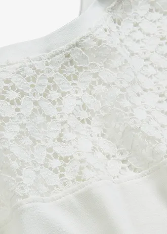 Shirt in een zachte viscosemix • wolwit • bonprix online shop