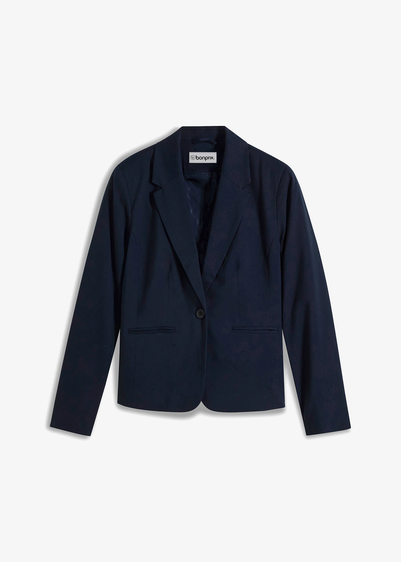 Blazer à poches passepoilées • bleu foncé • Boutique bonprix