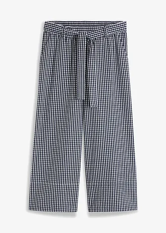 Pantalon à imprimé Vichy