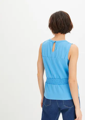 Shirt met smokdetail • briljantblauw • bonprix online shop