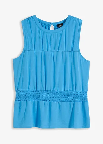 Shirt met smokdetail • briljantblauw • bonprix online shop