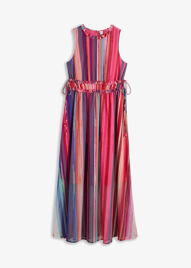 Rochie maxi cu dungi