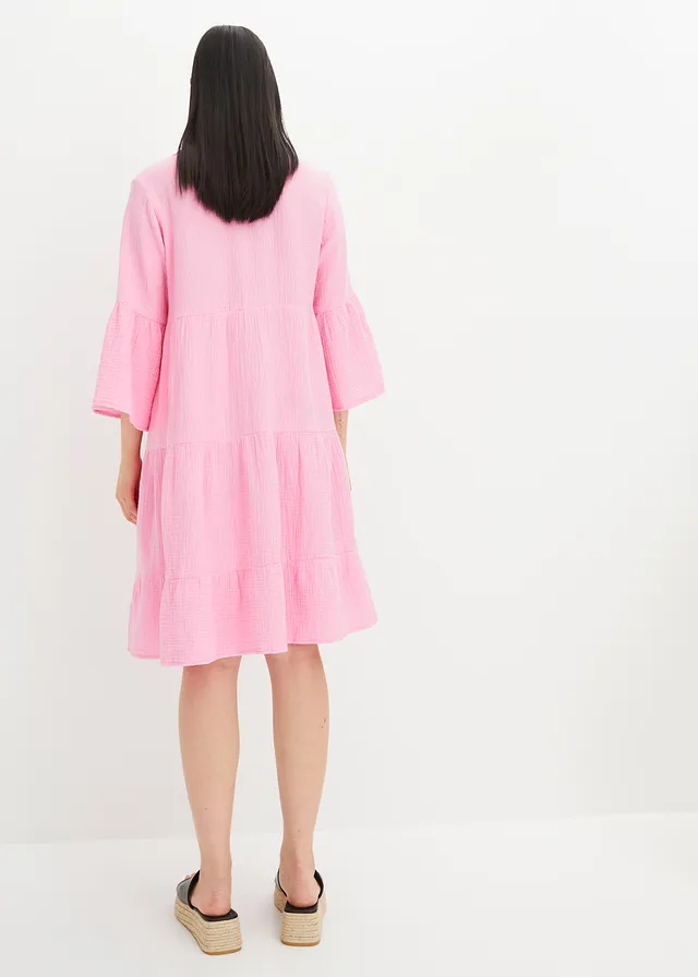 Robe-tunique 100% coton • rose • product-page.page-title-suffix