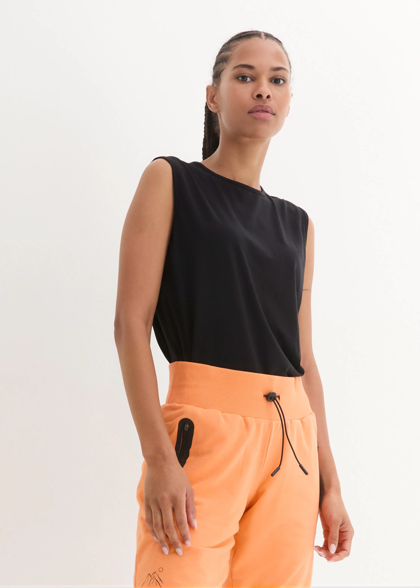 Sneldrogende outdoor top • zwart • bonprix online shop