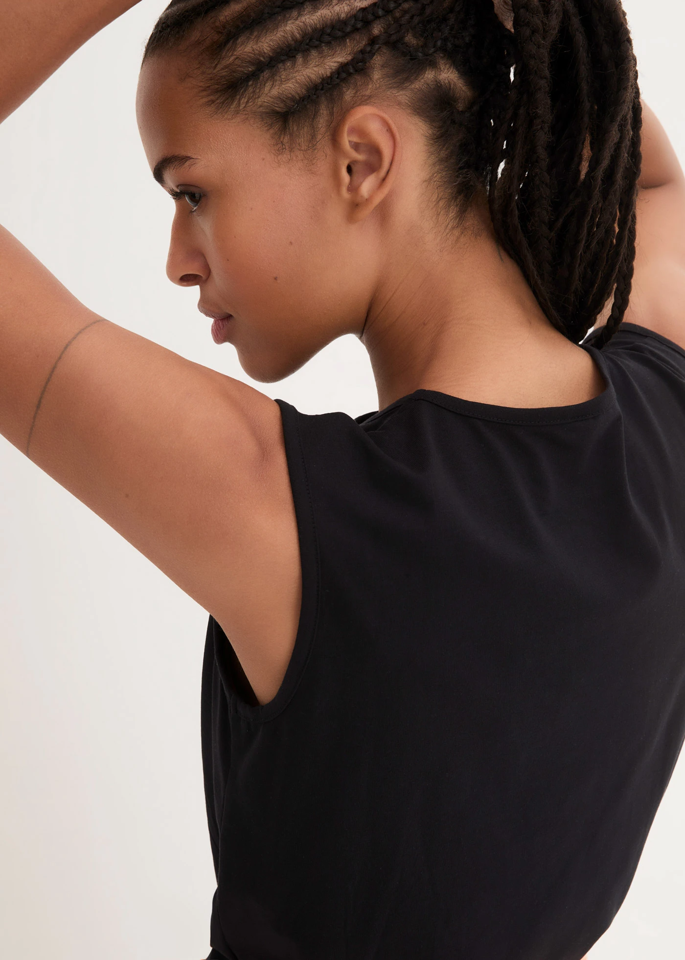 Sneldrogende outdoor top • zwart • bonprix online shop