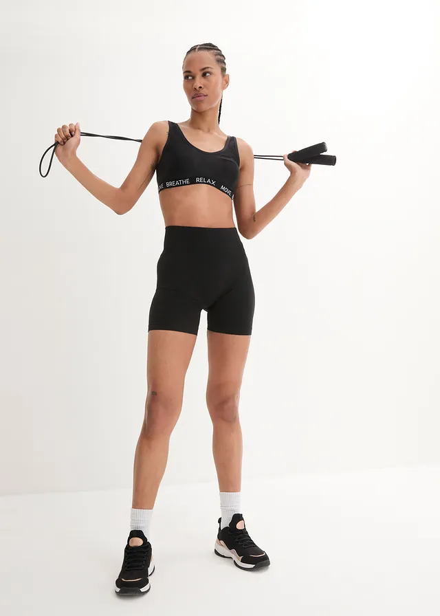 Cycliste technique sans coutures, Couleur: noir
