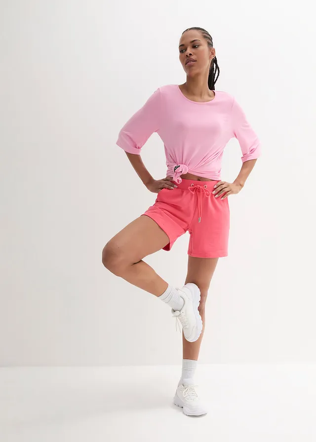 Sweat short, Kleur: lichtpink