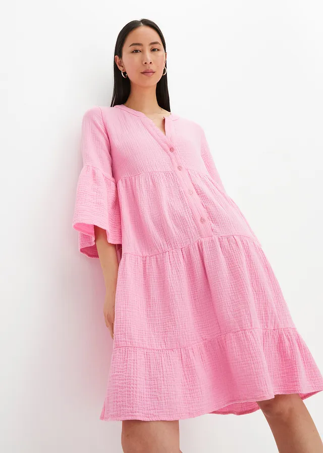 Robe-tunique 100% coton • rose • product-page.page-title-suffix