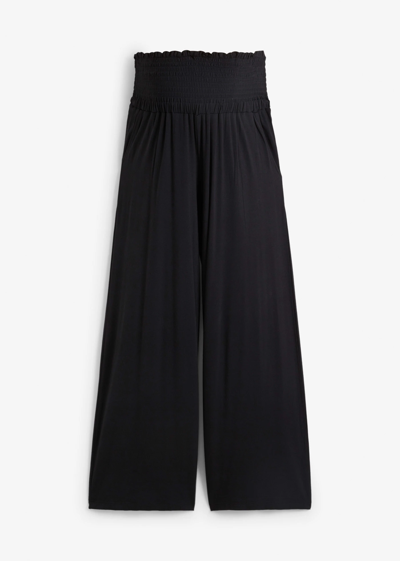 Těhotenské kalhoty Culotte z  měkké viskózy, Loose Fit • černá • bonprix obchod