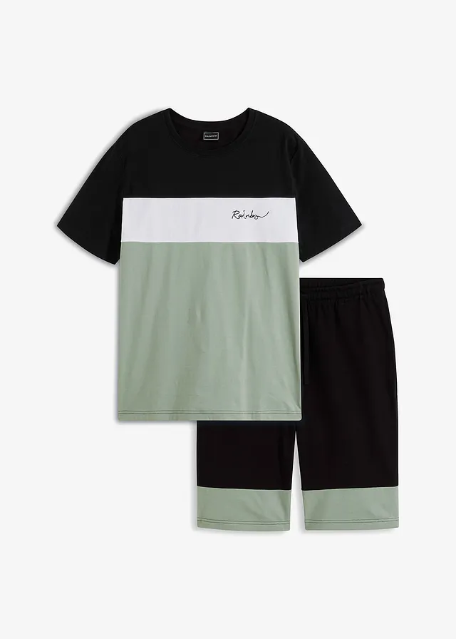 Tricou și bermude casual (set/2 piese)