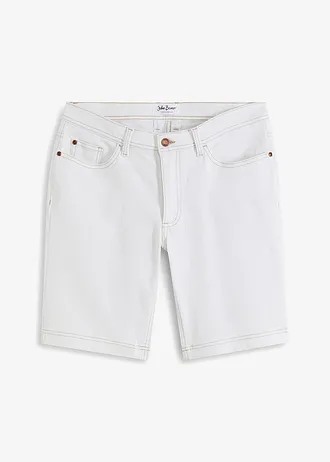 Stretch jeans bermuda, regular fit