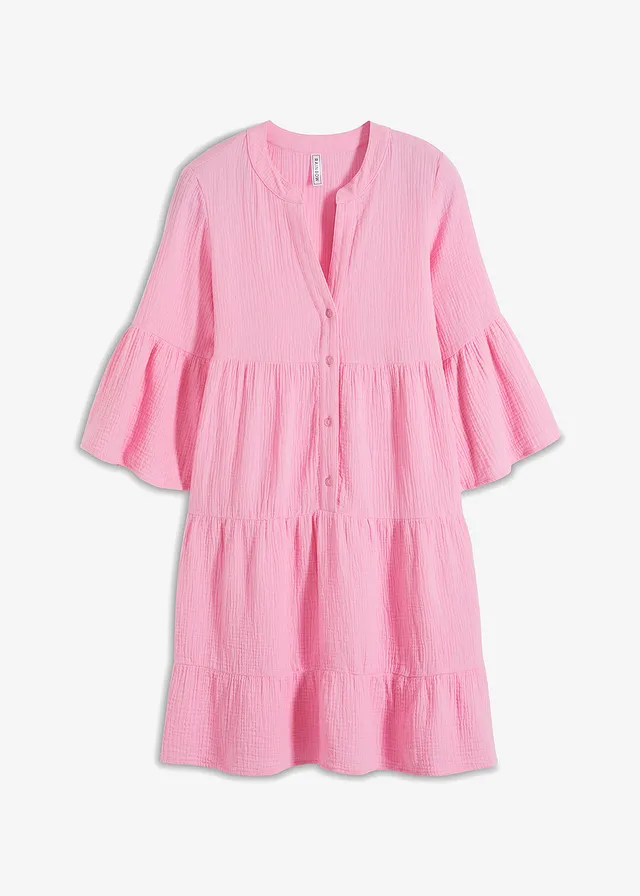 Robe-tunique 100% coton • rose • Boutique bonprix
