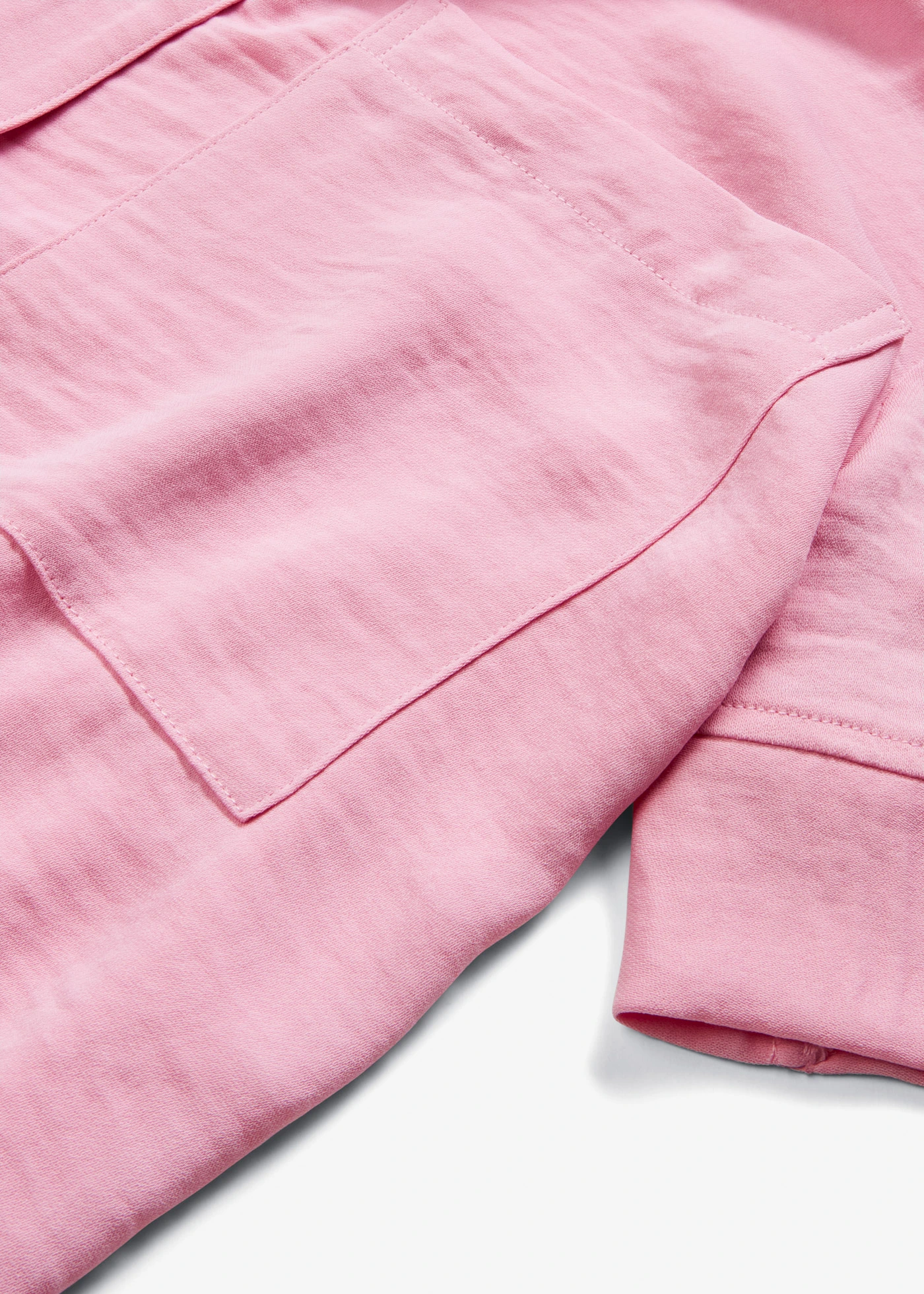 Blouse met borstzak en korte mouwen • roze • bonprix online shop