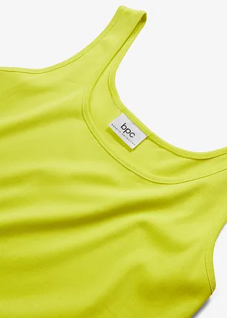 Top met brede schouderbandjes • limoengroen • bonprix online shop