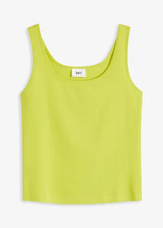 Top met brede schouderbandjes • limoengroen • bonprix online shop
