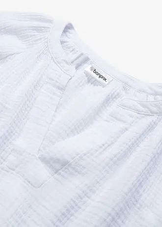 Blúzka, oversize z mušelínu • biela • obchod bonprix