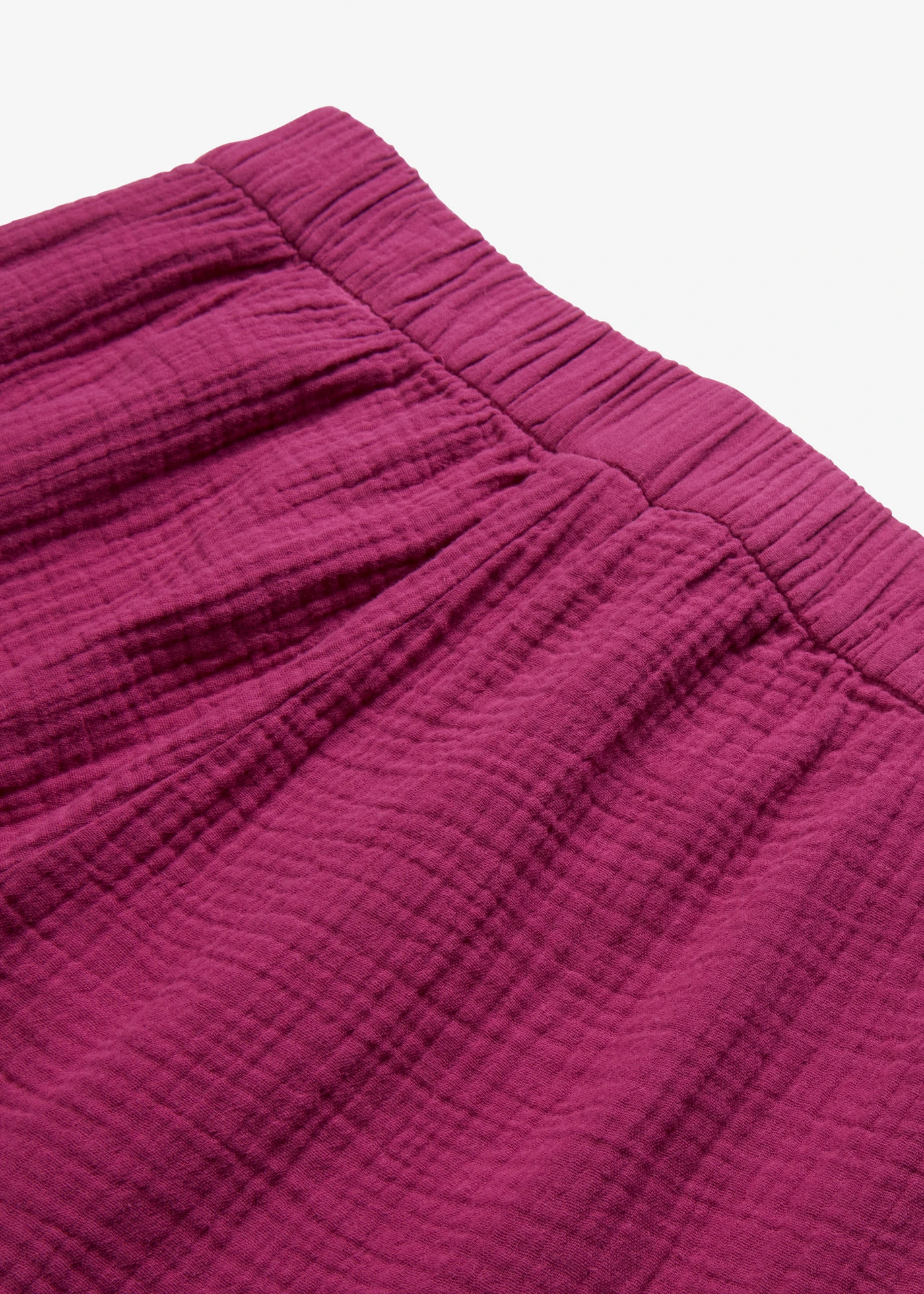 Spodnie Marlena z bawełnianego muślinu • fioletowy • sklep bonprix