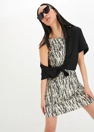 Blouse met borstzak en korte mouwen • zwart • bonprix online shop