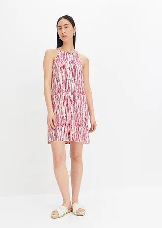 Gedessineerde jurk • violet-ecru gedessineerd • bonprix online shop