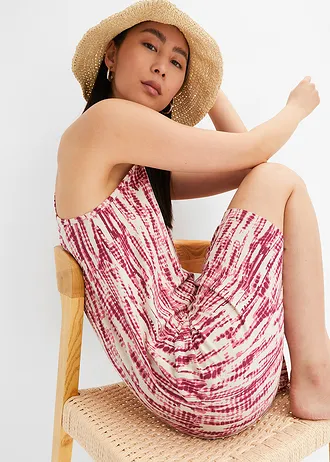 Gedessineerde jurk • violet-ecru gedessineerd • bonprix online shop