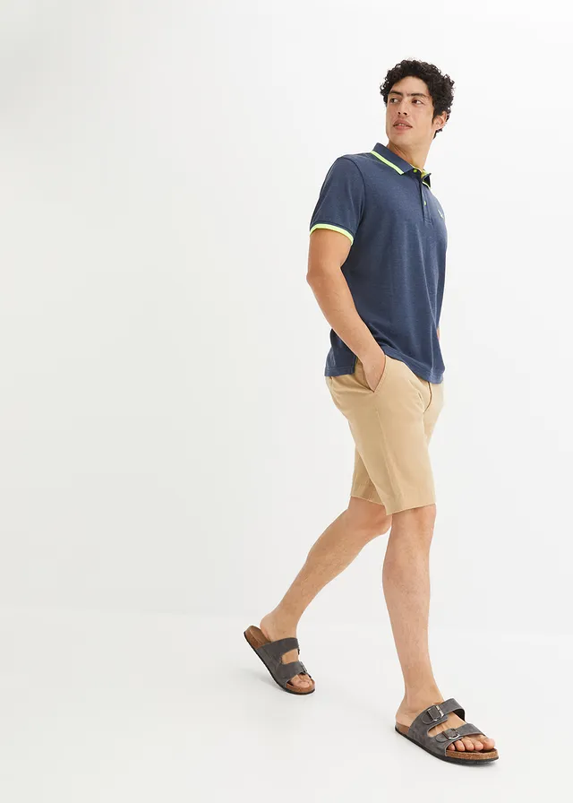 Polo en piqué 100% coton • bleu foncé chiné • product-page.page-title-suffix