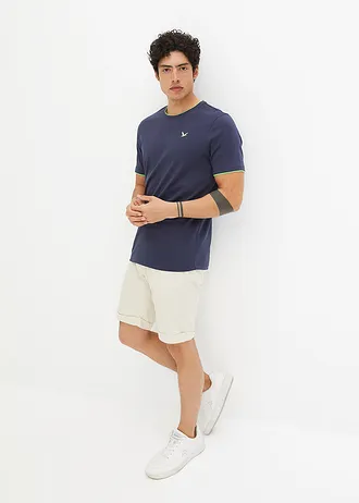 T-shirt 100% coton • bleu foncé • Boutique bonprix