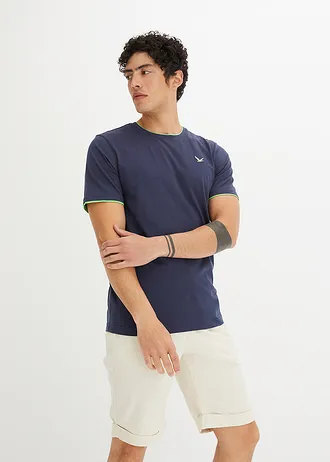 T-shirt van biologisch katoen • donkerblauw • bonprix online shop