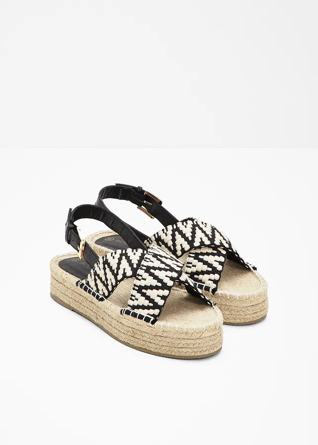 Sandales à plateforme • beige/noir • product-page.page-title-suffix