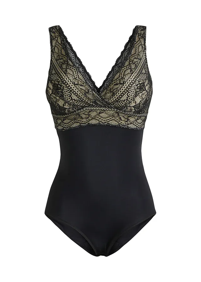Corrigerende body, medium corrigerend, Kleur: zwart