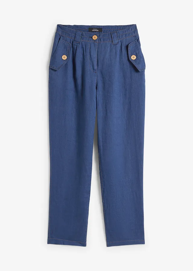 Pantaloni din in pur