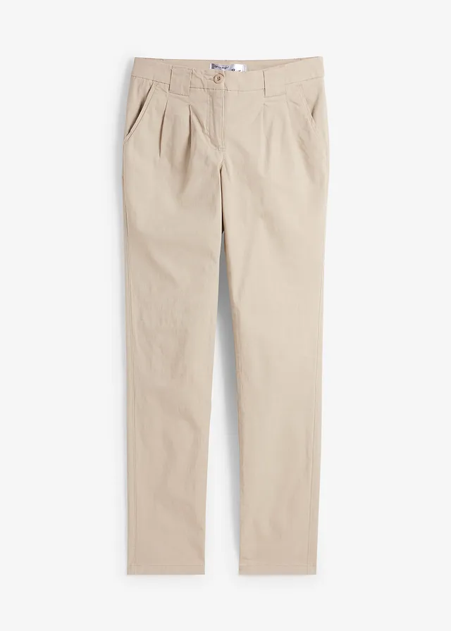 Pantalon chino extensible, Couleur: sable