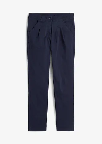 Stretch chino, Kleur: donkerblauw